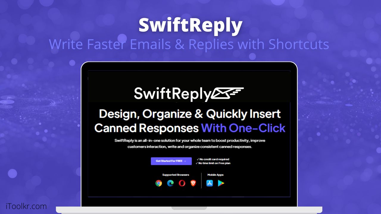 SwiftReply - Write Faster Emails & Replies with Shortcuts -min