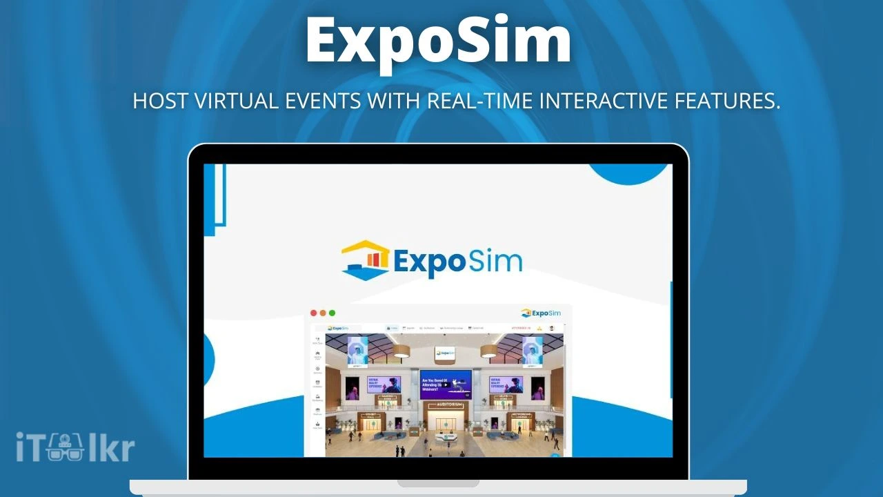 ExpoSim Lifetime Deal - Host virtual events with real-time interactive features.